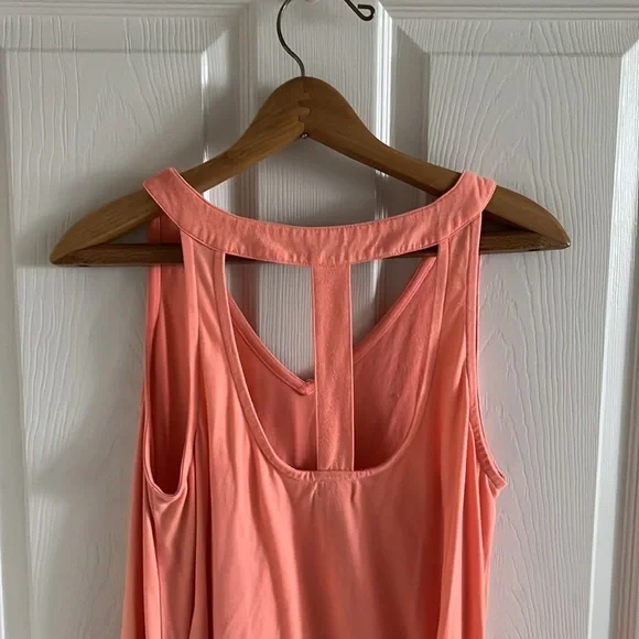 Mossimo Salmon Sun Dress With Cutout Back Size Large - Picture 3 of 7